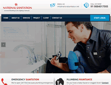 Tablet Screenshot of nationalsanitation.net